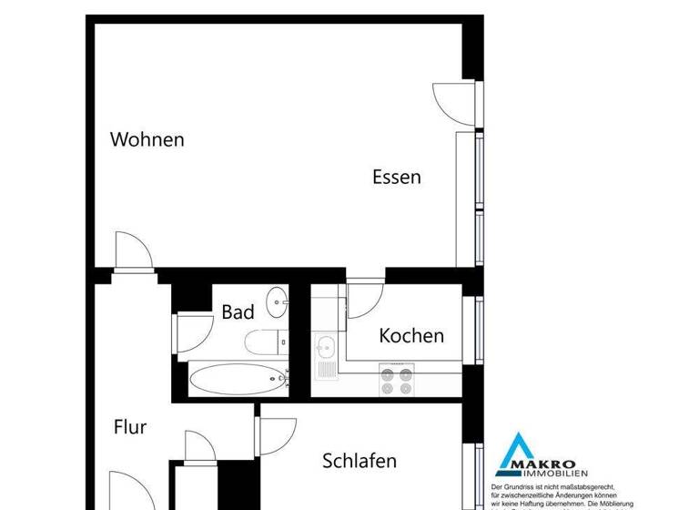Wohnung zum Kauf 90.000 € 1,5 Zimmer 54,7 m² 6. Geschoss Pinneberg 25421