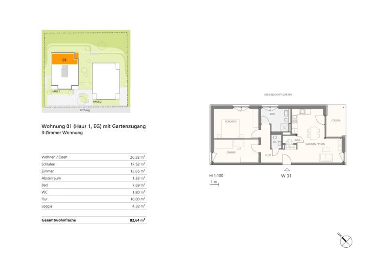 Wohnung zum Kauf provisionsfrei 454.500 € 3 Zimmer 82 m²<br/>Wohnfläche EG<br/>Geschoss Herrischried Herrischried 79737