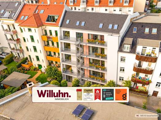 Wohnung zum Kauf - Erstbezug provisionsfrei 439.900 € 3 Zimmer 78,8 m² 2. Geschoss frei ab 01.07.2027 Stötteritz Leipzig 04299