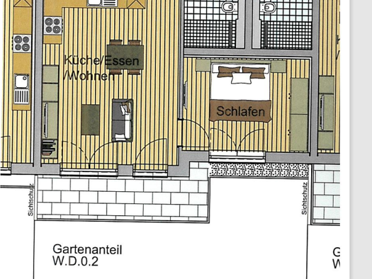 Wohnung zur Miete 750 € 2 Zimmer 55,9 m² EG frei ab sofort Wullenstetten Senden 89250