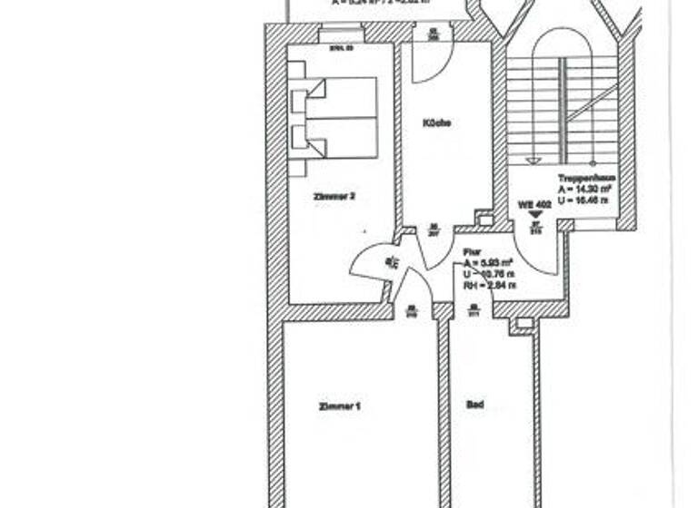 Wohnung zur Miete 503 € 2 Zimmer 59,9 m² 2. Geschoss frei ab 02.05.2026 Gorkistr. 69 Schönefeld-Abtnaundorf Leipzig 04347