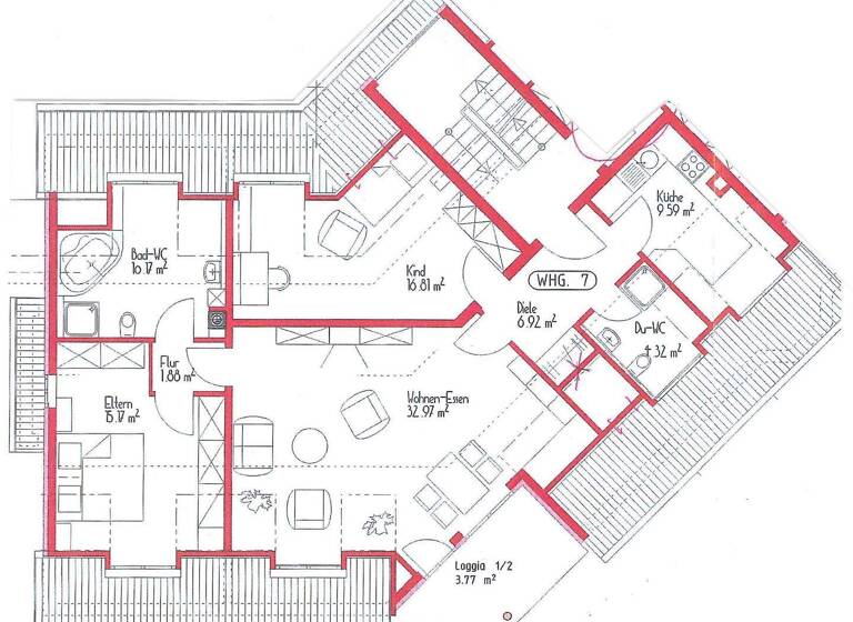 Wohnung zum Kauf 450.000 € 3 Zimmer 98,6 m² 2. Geschoss Birkenstraße Feucht 90537