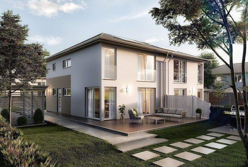 Immobilie in Glottertal - zeitlose TC STADTVILLA - AURA Doppelhaushälfte im Neubaugebiet Nähe Freiburg im Breisgau - Bild 1