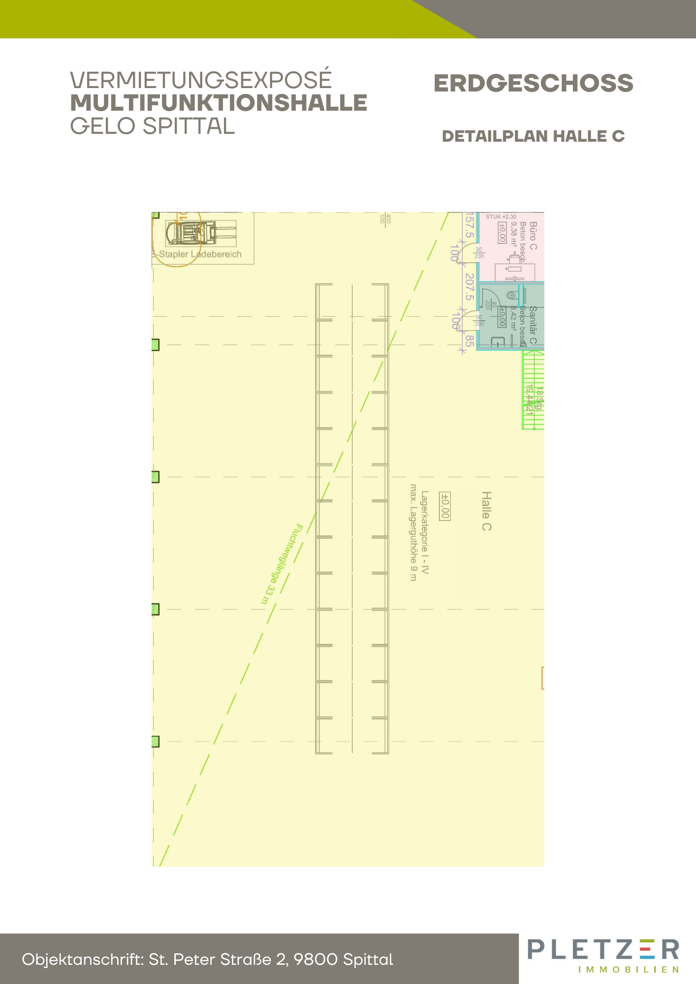 Produktionshalle zur Miete 566,2 m²<br/>Lagerfläche Spittal an der Drau 9800