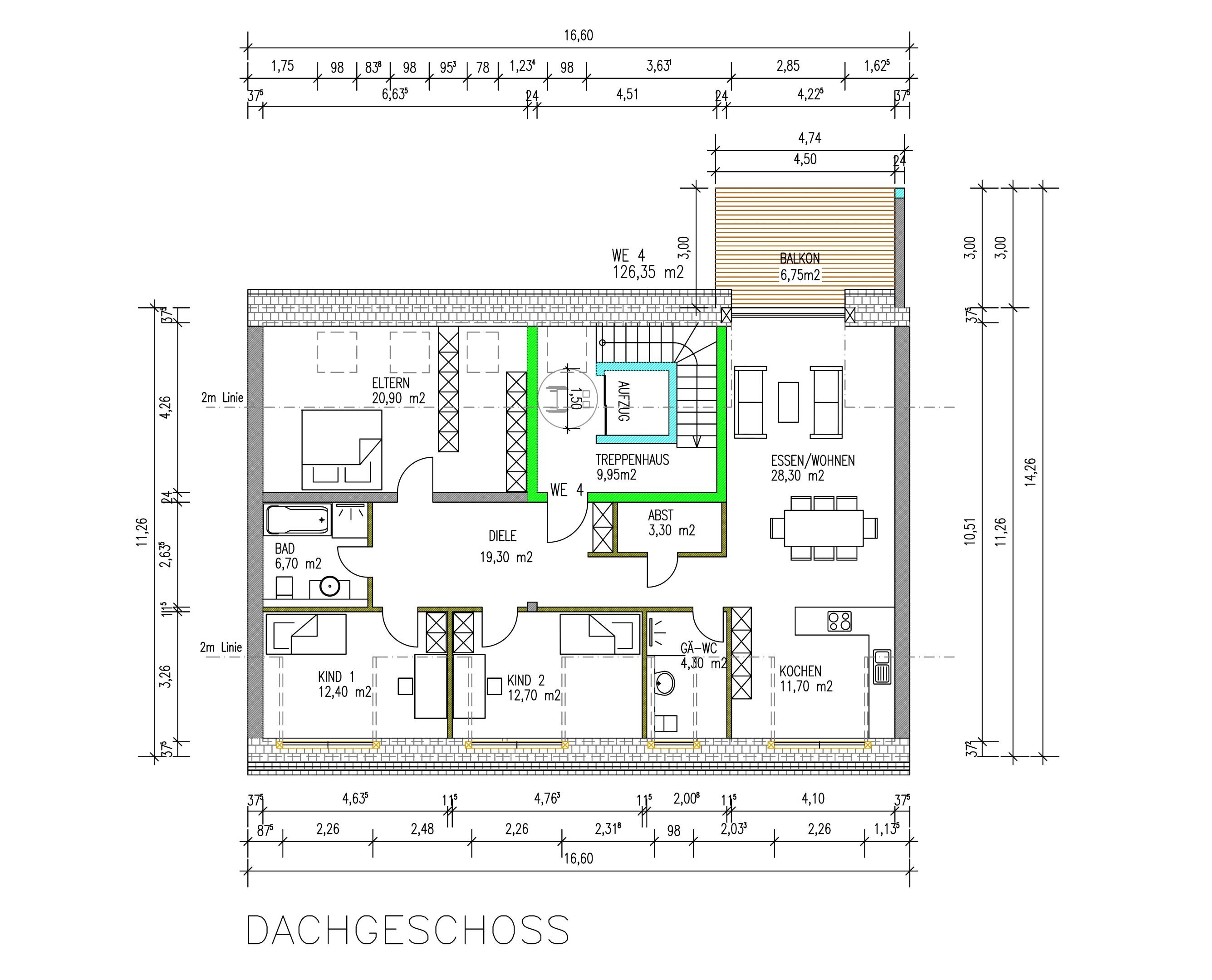 Wohnung zum Kauf provisionsfrei 479.500 € 4 Zimmer 126,4 m²<br/>Wohnfläche Wolfsfeld 54636