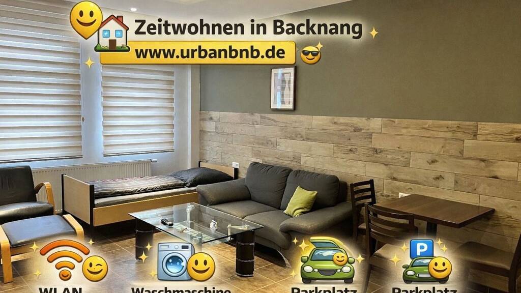 Studio zur Miete auf Zeit 1.450 € 1 Zimmer 38 m² frei ab sofort Annonay-Straße 0 Backnang 71522