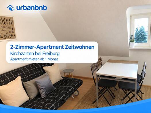 Wohnung zur Miete auf Zeit 1.000 € 2 Zimmer 30 m² frei ab 10.11.2026 Bahnhofstraße Kirchzarten Kirchzarten 79199
