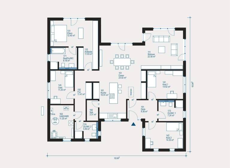 Bungalow zum Kauf provisionsfrei 2.388.159 € 4 Zimmer 185 m² 1.500 m² Grundstück Bredeney Essen 45133