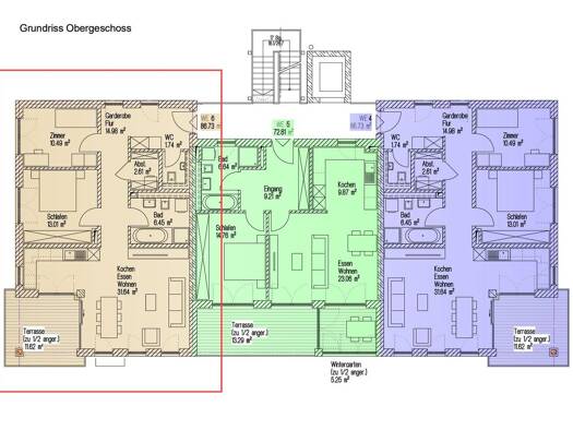 Wohnung zur Miete 780 € 3 Zimmer 86 m² Geschoss 1/3 frei ab 01.10.2025 Altöttinger Straße 5 Kastl 84556