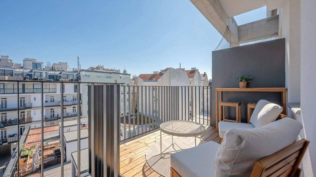 Studio zur Miete - Erstbezug 909 € 1 Zimmer 36,2 m² 4. Geschoss frei ab 01.04.2026 Wien 1200