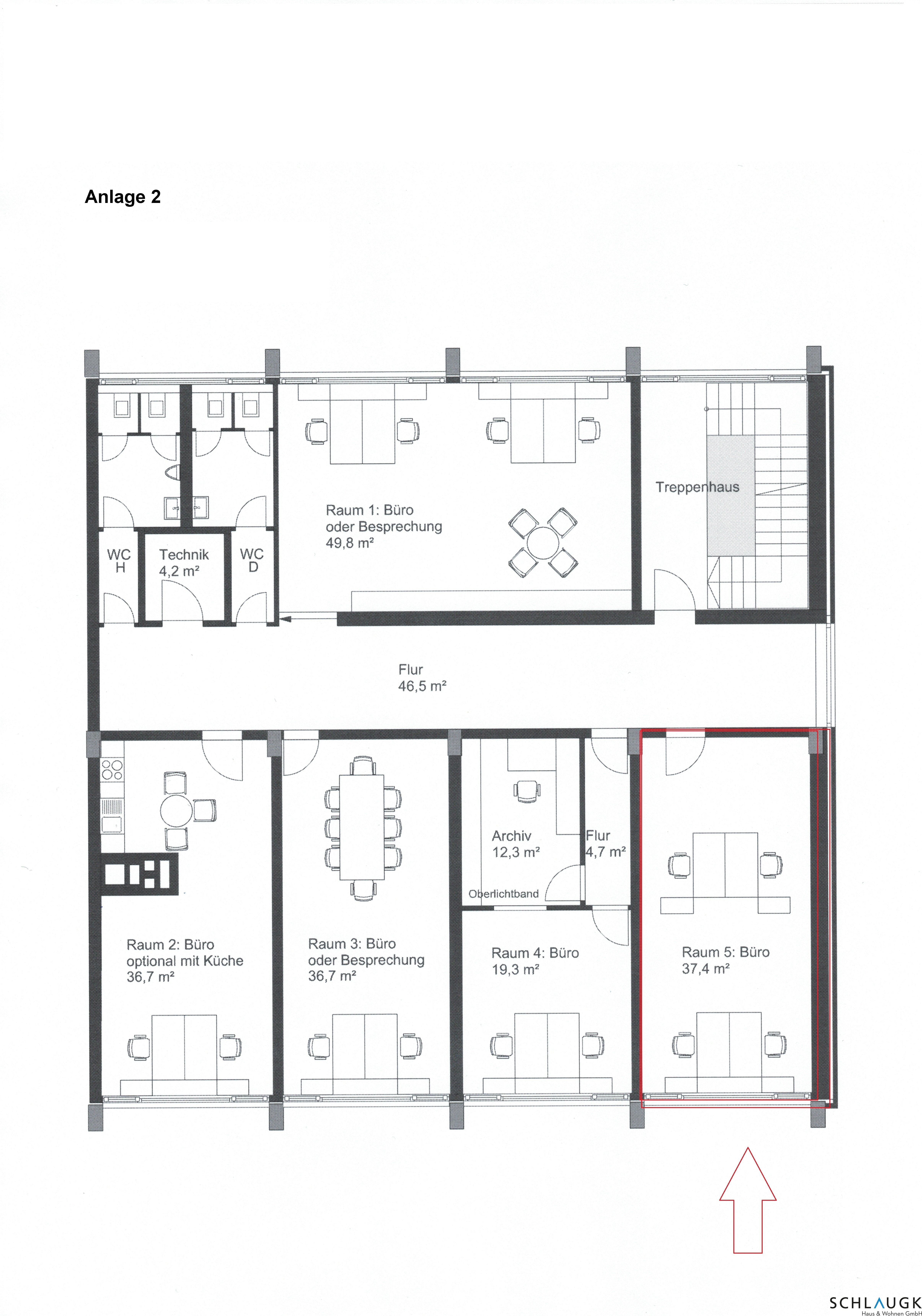 Büro-/Praxisfläche zur Miete provisionsfrei 907 € 1 Zimmer 37,4 m²<br/>Bürofläche Lochhamer Schlag 10 Lochham Gräfelfing 82166