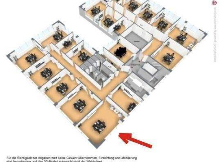 Bürofläche zur Miete provisionsfrei 384 € 1 Zimmer 48,1 m² Bürofläche Humboldtstraße 25A Glinde 21509