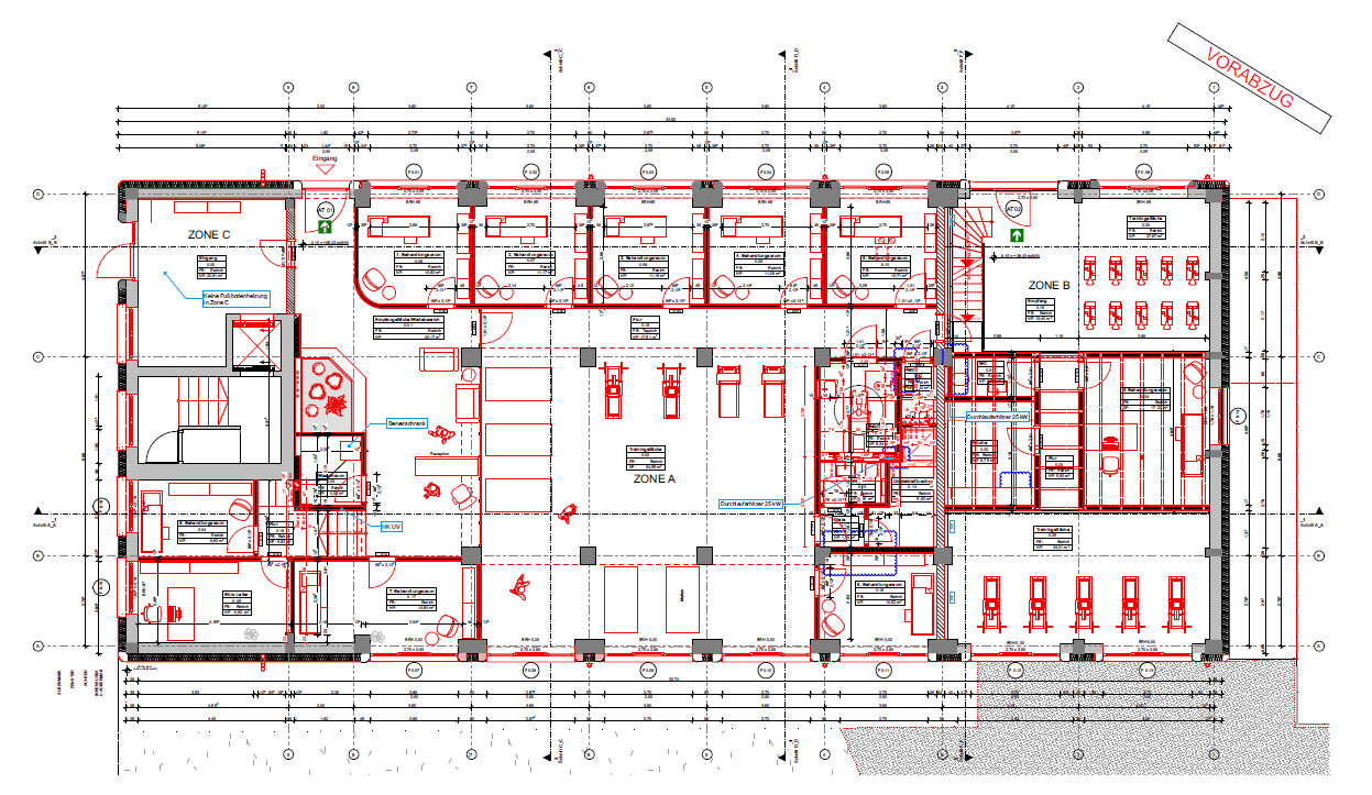 Bürofläche zur Miete 21 € 200 m²<br/>Bürofläche Oberbilker Allee 53 Bilk Düsseldorf 40223