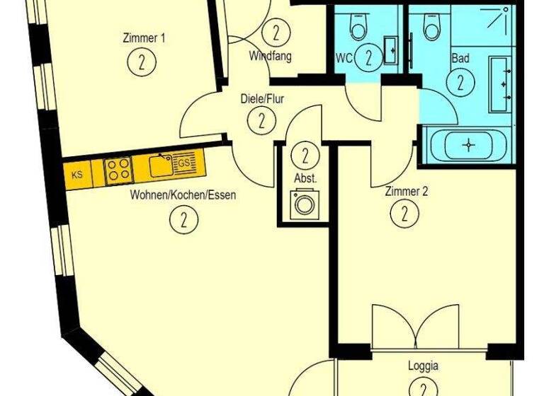 Wohnung zur Miete 1.148 € 3 Zimmer 78,5 m² EG frei ab 01.06.2026 Meusdorfer Straße 52 Connewitz Leipzig 04275
