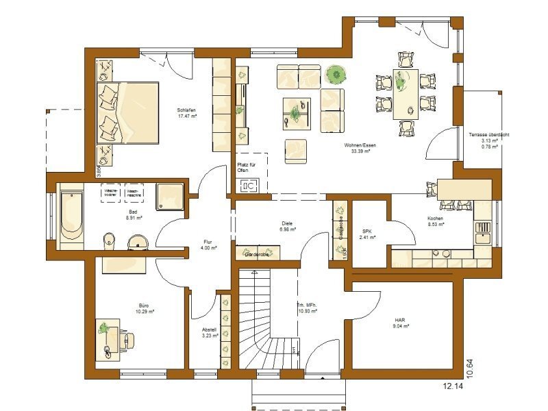 Mehrfamilienhaus zum Kauf 977.172 € 6 Zimmer 203 m²<br/>Wohnfläche 498 m²<br/>Grundstück Untereberfing Eberfing 82390