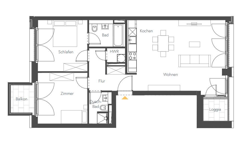 Studio zur Miete 2.000 € 3 Zimmer 89 m²<br/>Wohnfläche 3.<br/>Geschoss Clara-Mleineck-Straße 2 Moabit Berlin 10557