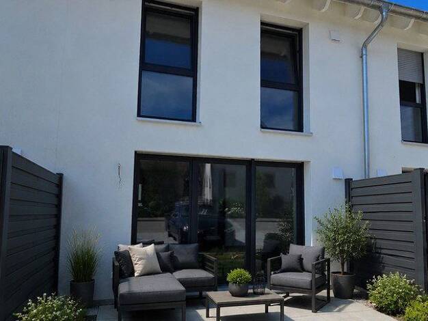 Reihenmittelhaus zur Miete - Erstbezug 1.700 € 5,5 Zimmer 125 m² 140 m² Grundstück frei ab sofort Herbolzheimer Straße 26 Wagenstadt Herbolzheim 79336