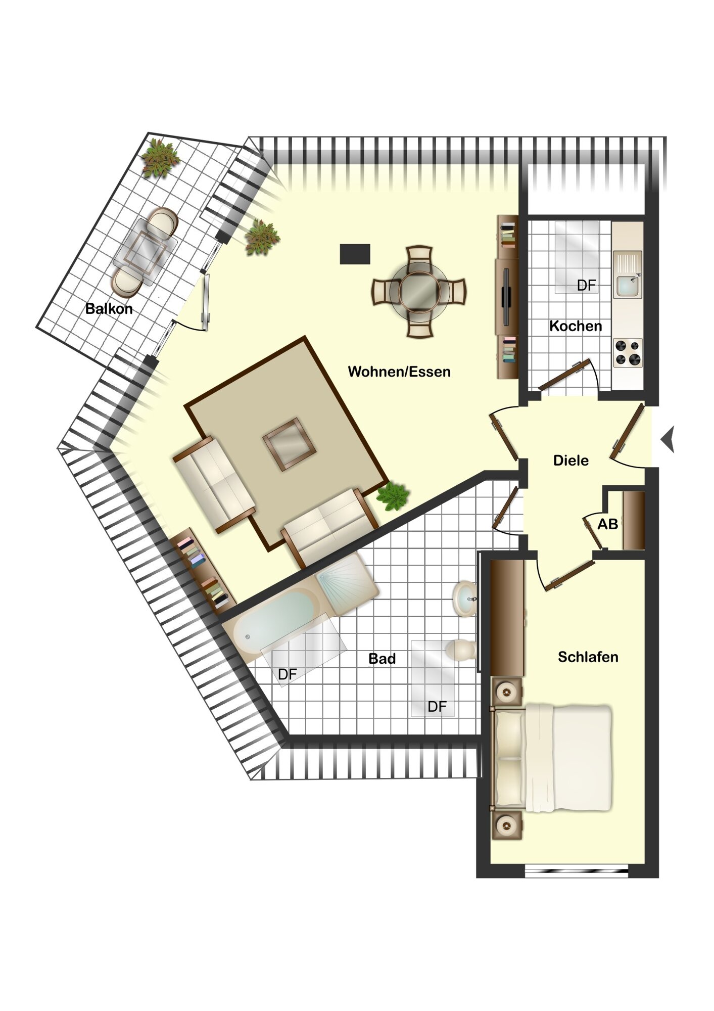 Wohnung zum Kauf 255.000 € 2 Zimmer 62 m²<br/>Wohnfläche 2.<br/>Geschoss ab sofort<br/>Verfügbarkeit Forsbach Rösrath / Forsbach 51503