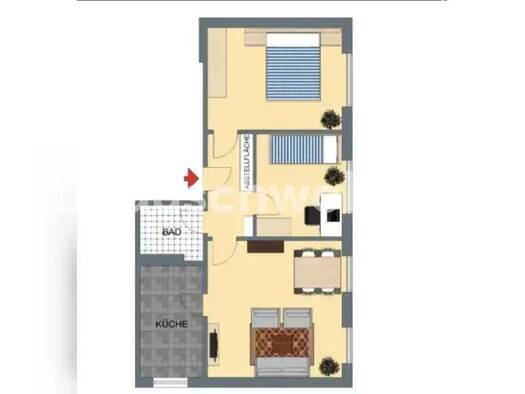 Wohnung zur Miete Tauschwohnung 365 € 3 Zimmer 65 m² 2. Geschoss Kaulsdorf Berlin 12619