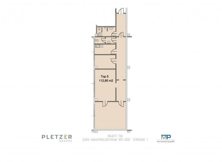 Bürofläche zur Miete 12,58 € 113 m² Bürofläche Wiener Neudorf 2355