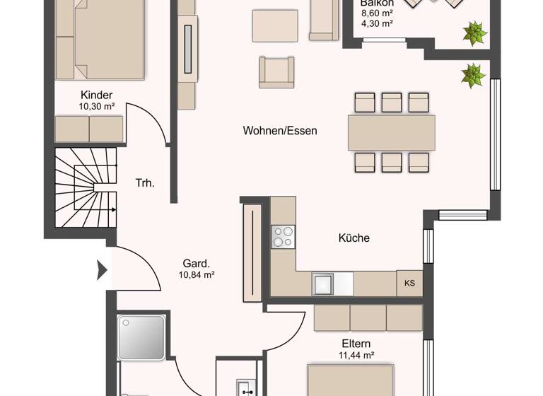 Loft zum Kauf 490.000 € 4 Zimmer 125 m² 2. Geschoss Hoher Garten 4 Rindelbach Ellwangen (Jagst) 73479