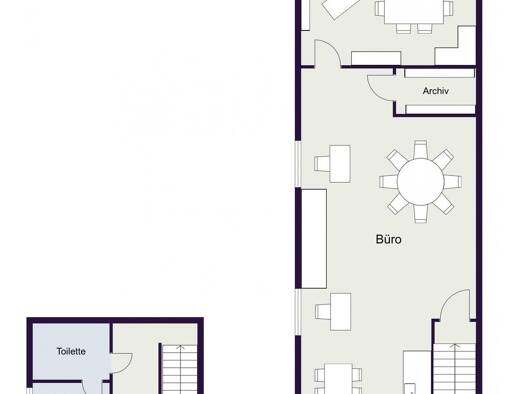 Büro zur Miete provisionsfrei 585 € 2 Zimmer Bismarckstraße 19 Bitterfeld Bitterfeld-Wolfen 06749