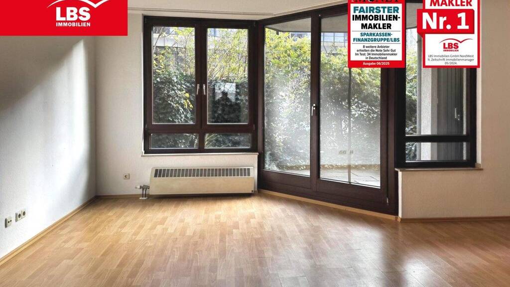 Wohnung zum Kauf 110.000 € 1 Zimmer 51 m² frei ab sofort Stadtmitte Krefeld 47798