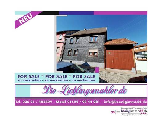 Einfamilienhaus zum Kauf 69.900 € 5 Zimmer 130 m² 400 m² Grundstück frei ab sofort Oberdorla Vogtei 99986