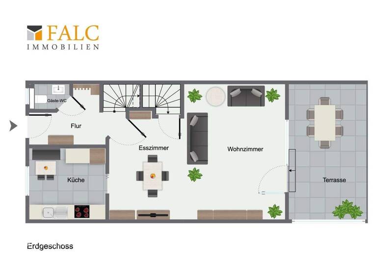 Reihenmittelhaus zum Kauf provisionsfrei 365.000 € 4 Zimmer 90 m² 174 m² Grundstück Meschenich Köln - Meschenich 50997