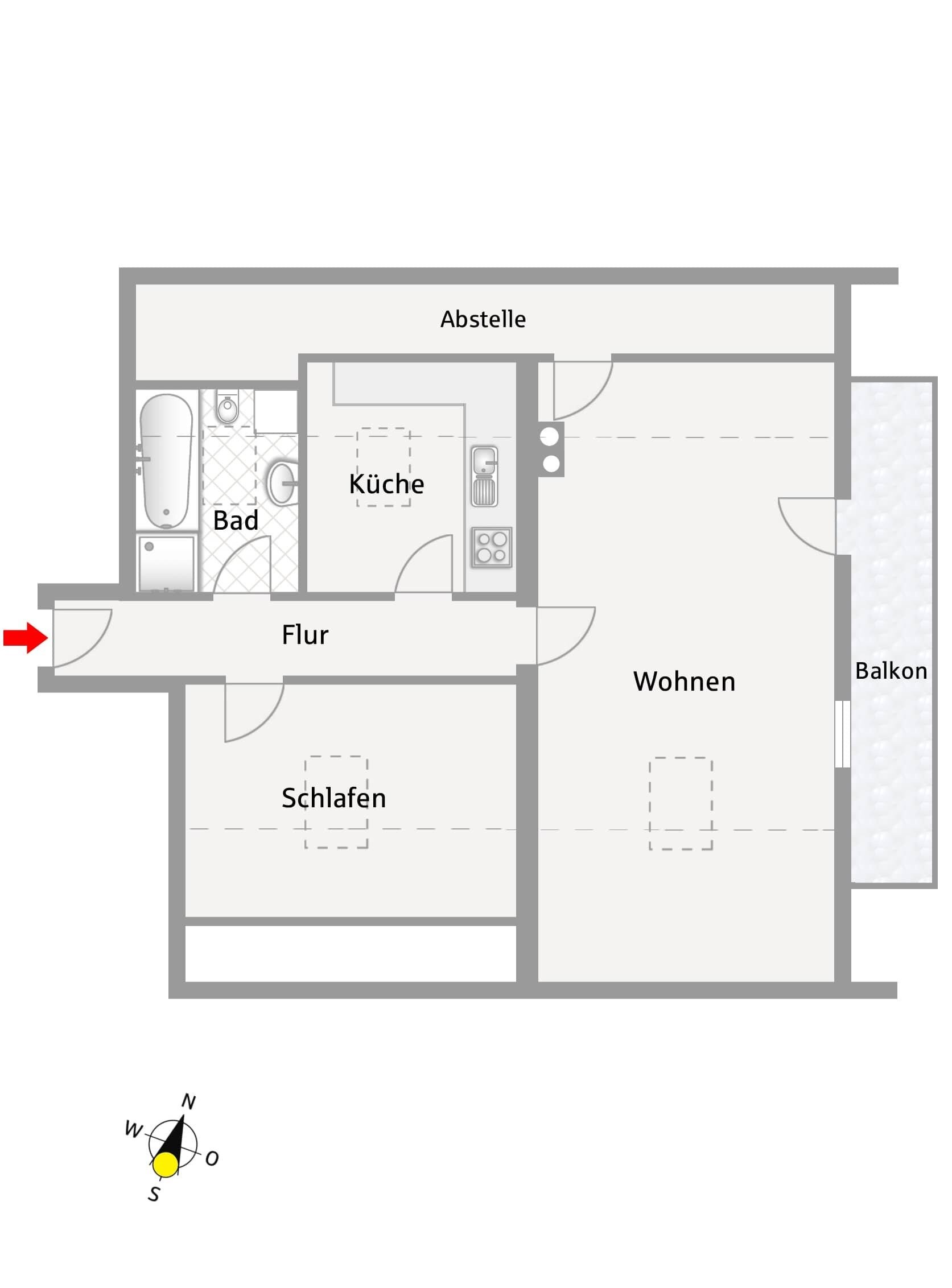 Wohnung zum Kauf 295.000 € 2 Zimmer 70 m²<br/>Wohnfläche 2.<br/>Geschoss Prien 83209