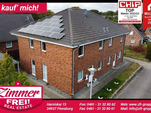 Doppelhaushälfte zum Kauf 399.500 € 4 Zimmer 120 m² 281 m² Grundstück Tarup Flensburg 24943