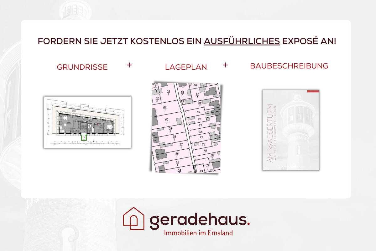 Penthouse zum Kauf 528.000 € 3 Zimmer 134,2 m²<br/>Wohnfläche 2.<br/>Geschoss 01.07.2025<br/>Verfügbarkeit Lingen Lingen / Laxten 49809