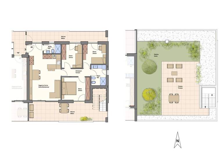 Wohnung zum Kauf 690.000 € 4 Zimmer 72,7 m² EG Madoos-Straße 1 Eppan 39057