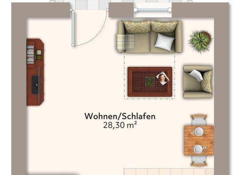 Studio zum Kauf 69.900 € 1 Zimmer 47,7 m² 1. Geschoss An der Enckekaserne 126 Stadtfeld West Magdeburg 39110