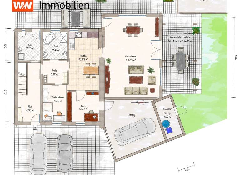 Doppelhaushälfte zum Kauf 399.000 € 6,5 Zimmer 266,1 m² 502 m² Grundstück Eutenhausen Markt Rettenbach / Eutenhausen 87733