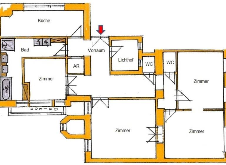Büro zur Miete 14,21 € 4 Zimmer 139,3 m² Bürofläche Wien 1060