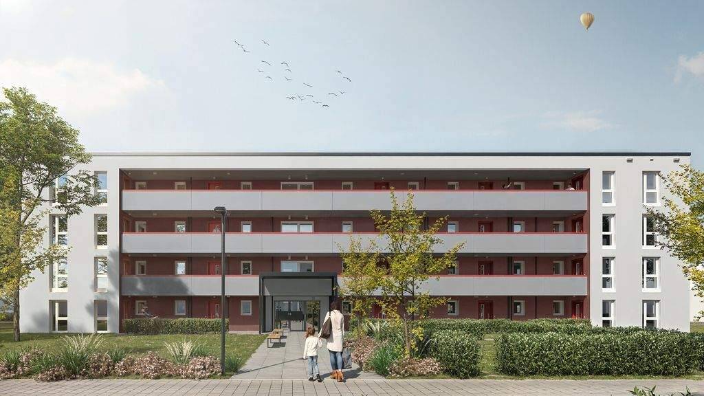 Wohnung zur Miete - Erstbezug 668 € 2 Zimmer 64,5 m² 3. Geschoss Schürenfeld 9 Altenessen-Nord Essen 45329