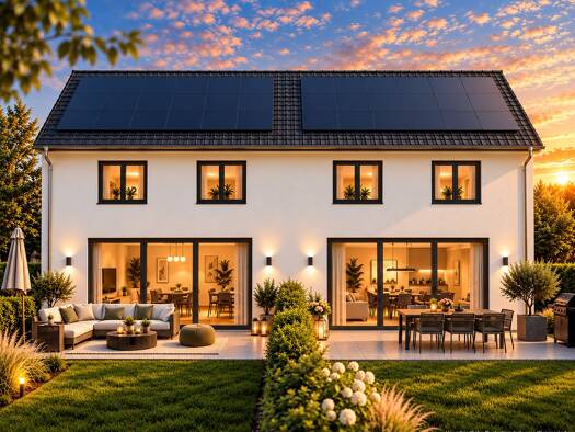 Doppelhaushälfte zum Kauf - Erstbezug provisionsfrei 684.500 € 4,5 Zimmer 126,4 m² 374 m² Grundstück frei ab 30.11.2027 Schachener Straße 102 Schachen Baindt 88255
