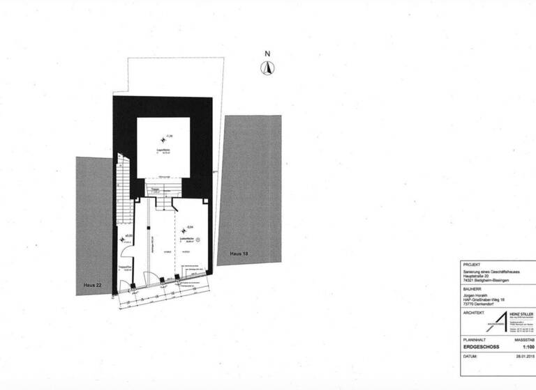 Laden zum Kauf 689.000 € 2 Zimmer 31 m² Verkaufsfläche Bietigheim Bietigheim-Bissingen 74321
