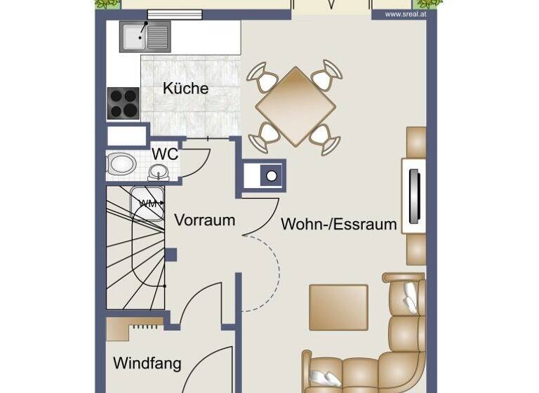 Reihenmittelhaus zum Kauf 289.000 € 3 Zimmer 79,4 m² frei ab sofort Langenlois 3550