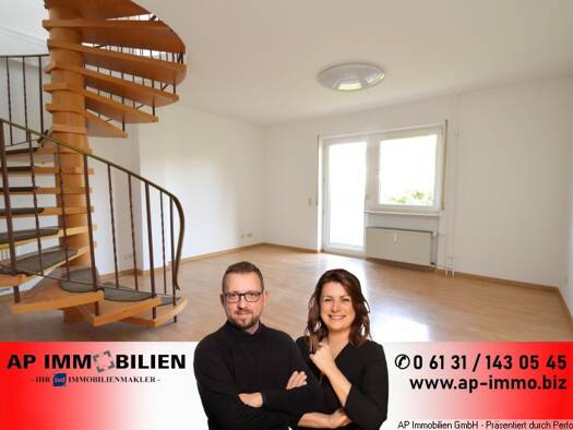 Maisonette zur Miete 850 € 2 Zimmer 56,2 m² 1. Geschoss Hechtsheim Mainz 55129