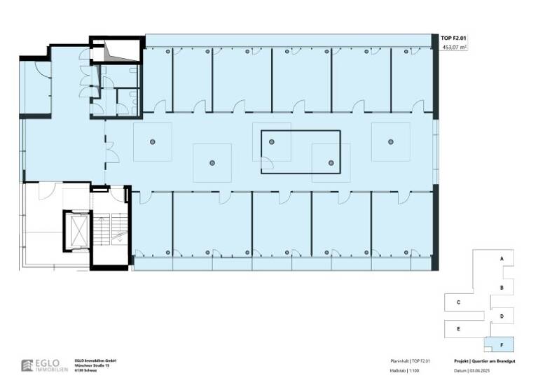 Büro zur Miete 15 € 100 m² Bürofläche Wattens 6112