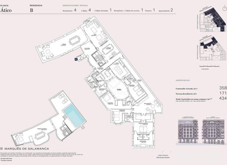 Wohnung zum Kauf 11.900.000 € 358 m² Madrid 28006