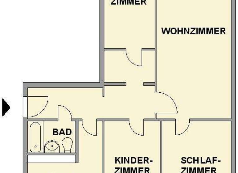 Wohnung zur Miete 549 € 4 Zimmer 89,6 m² 6. Geschoss Dr.-S.-Allende-Str. 182 Kappel Chemnitz 09119