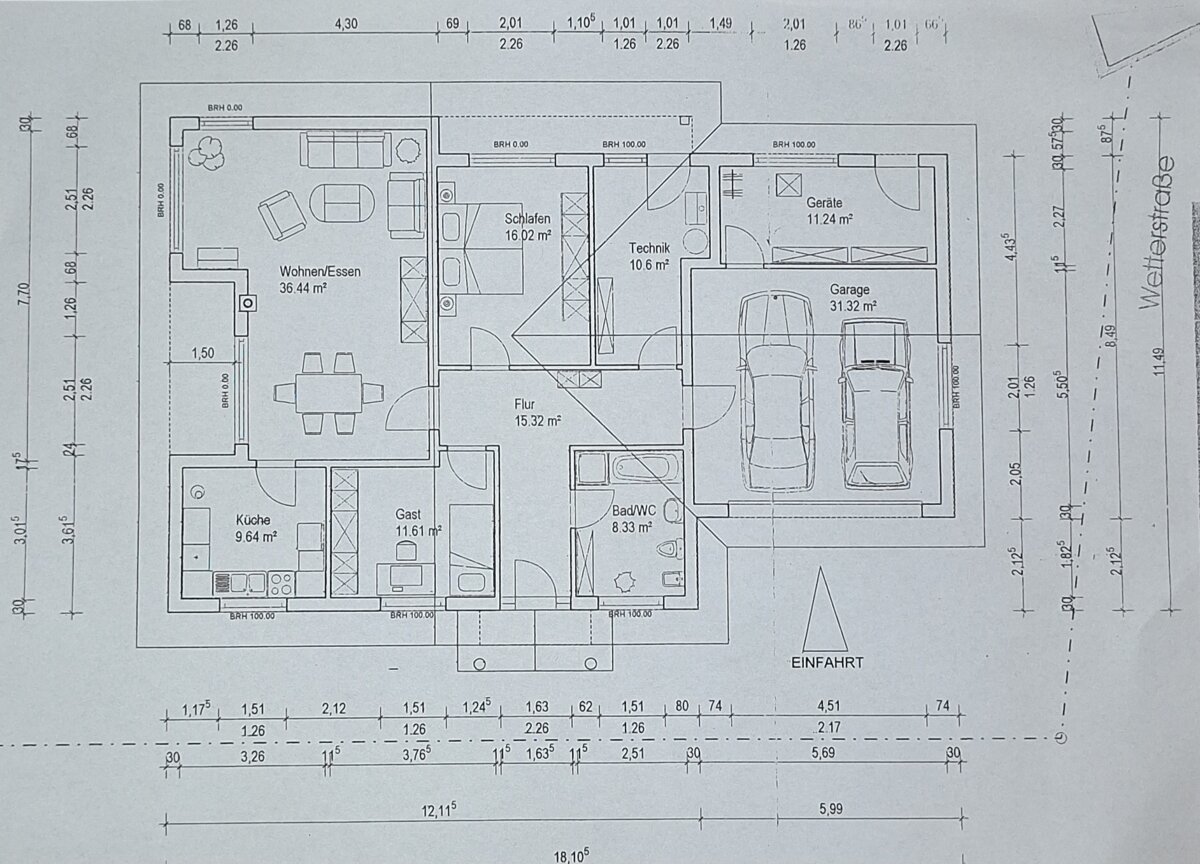 Bungalow zur Miete 2.200 € 4 Zimmer 129 m²<br/>Wohnfläche 505 m²<br/>Grundstück Bad Nauheim - Kernstadt Bad Nauheim 61231