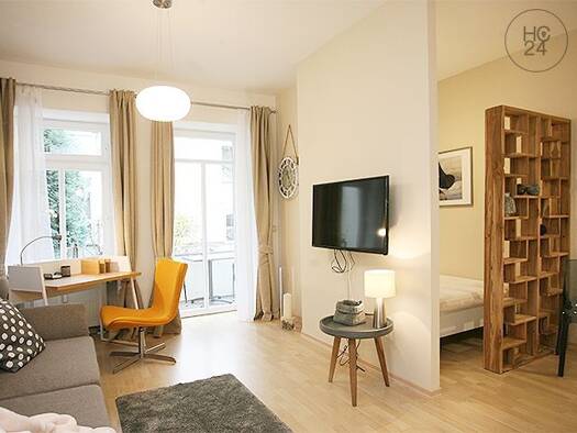 Studio zur Miete auf Zeit 890 € 1 Zimmer 40 m² frei ab 01.08.2026 Zentrum-West Leipzig 04109