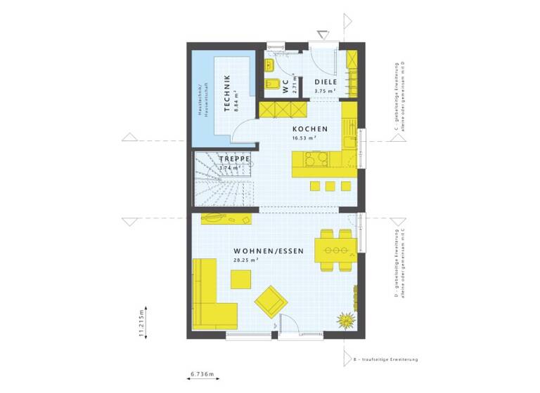 Doppelhaushälfte zum Kauf provisionsfrei 596.614 € 5 Zimmer 124 m² 300 m² Grundstück Öschelbronn Niefern-Öschelbronn 75223