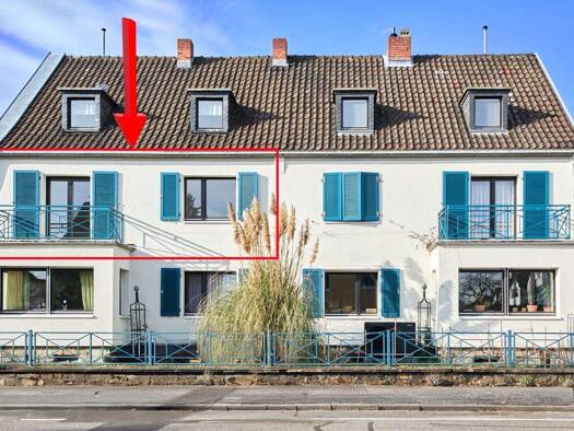 Wohnung zur Miete 1.100 € 2,5 Zimmer 65 m² 1. Geschoss Mainz-Kostheim 55246