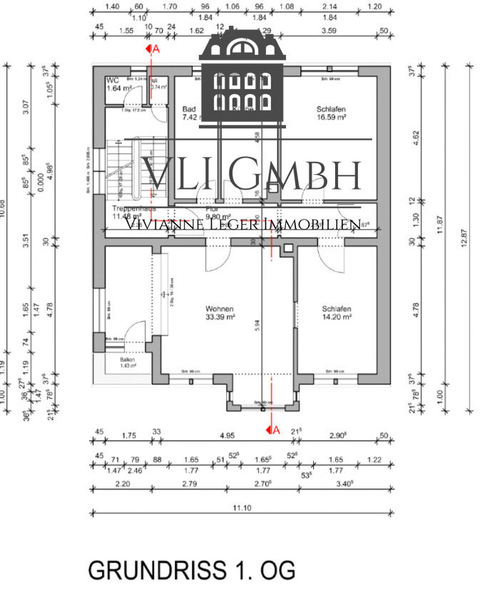 Wohnung zur Miete 1.480 € 3 Zimmer 113 m²<br/>Wohnfläche 1.<br/>Geschoss St. Ingbert Sankt Ingbert 66386