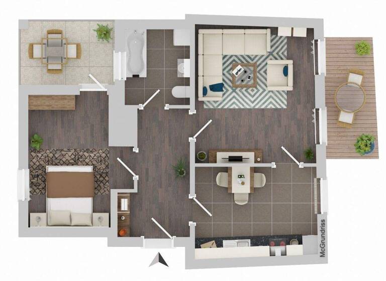Wohnung zum Kauf provisionsfrei 215.000 € 2 Zimmer 67 m² EG Altstadt Erfurt 99084
